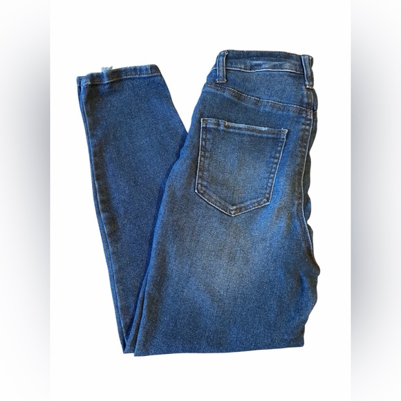 NOBO Women’s Blue High Rise Ripped Jeans Size 7 - Picture 4 of 5